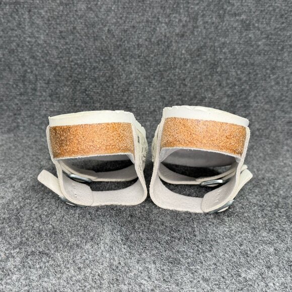 Birkenstock Arizona Sandals Women's Size 10 Silver Grey Buckle Slide Flip Flops - Picture 12 of 13